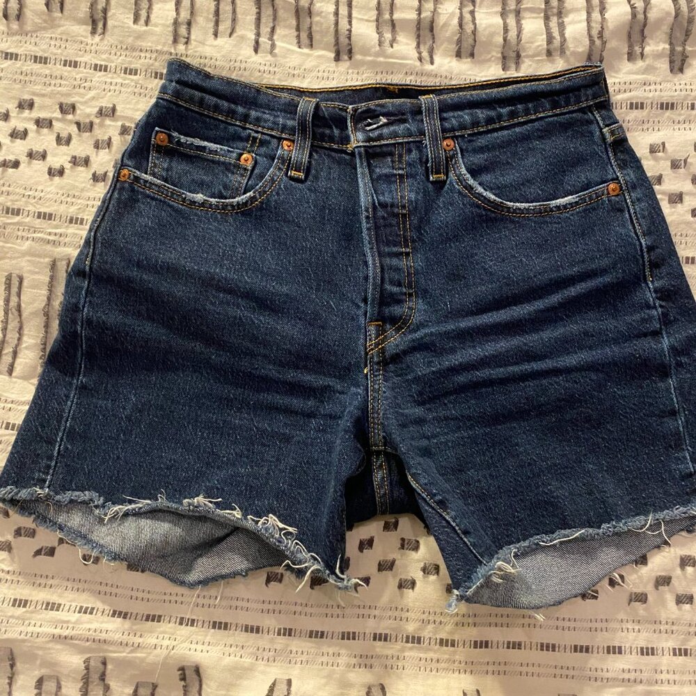 Levi's Premium 501 Original Fit High Rise Women's Shorts size 27